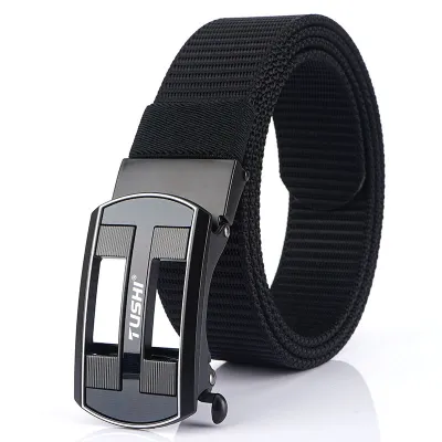 Durable Nylon Belt with Metal Automatic Buckle – Tactical Style, Adjustable